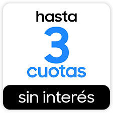 3 cuotas sin interés