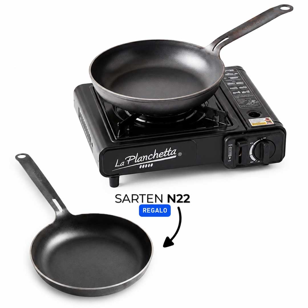 Set dos sartenes + anafe